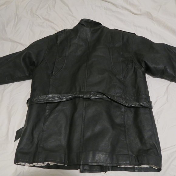 Golden Goose Daniel Young Poly Fill Leather Jacket - Picture 7 of 8